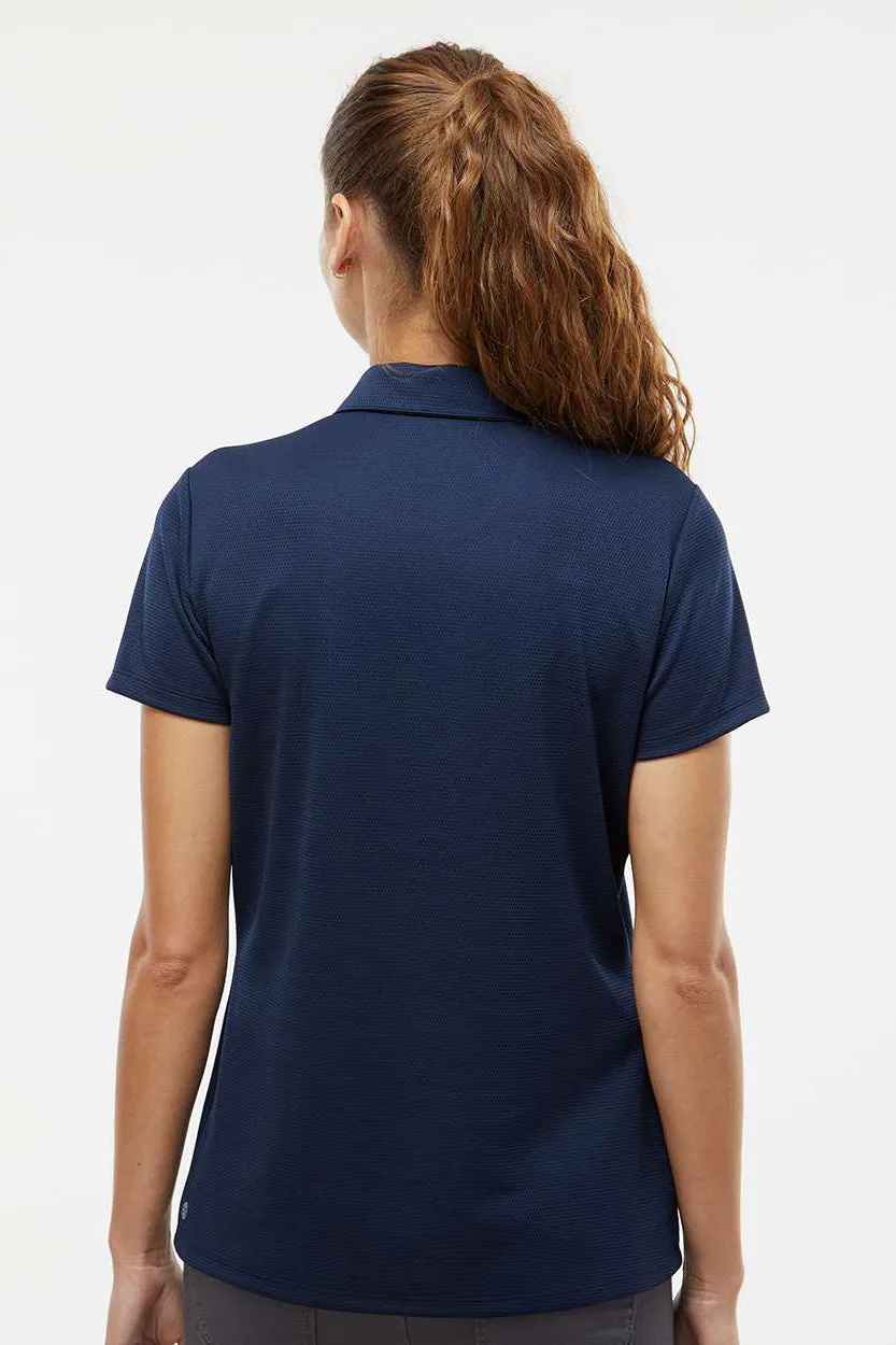 Adidas Womens Micro Pique Short Sleeve Polo Shirt - Collegiate Navy Blue