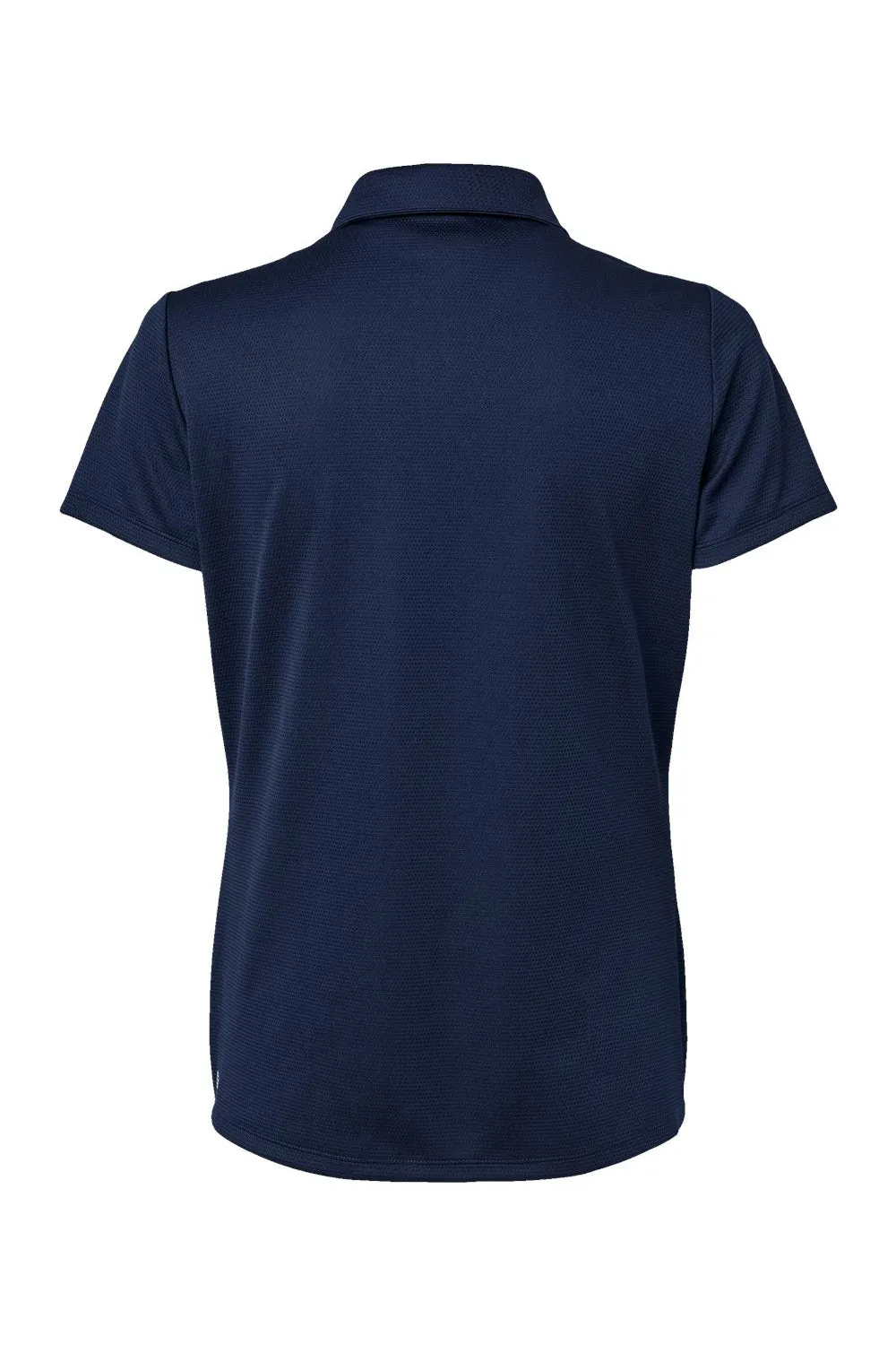 Adidas Womens Micro Pique Short Sleeve Polo Shirt - Collegiate Navy Blue