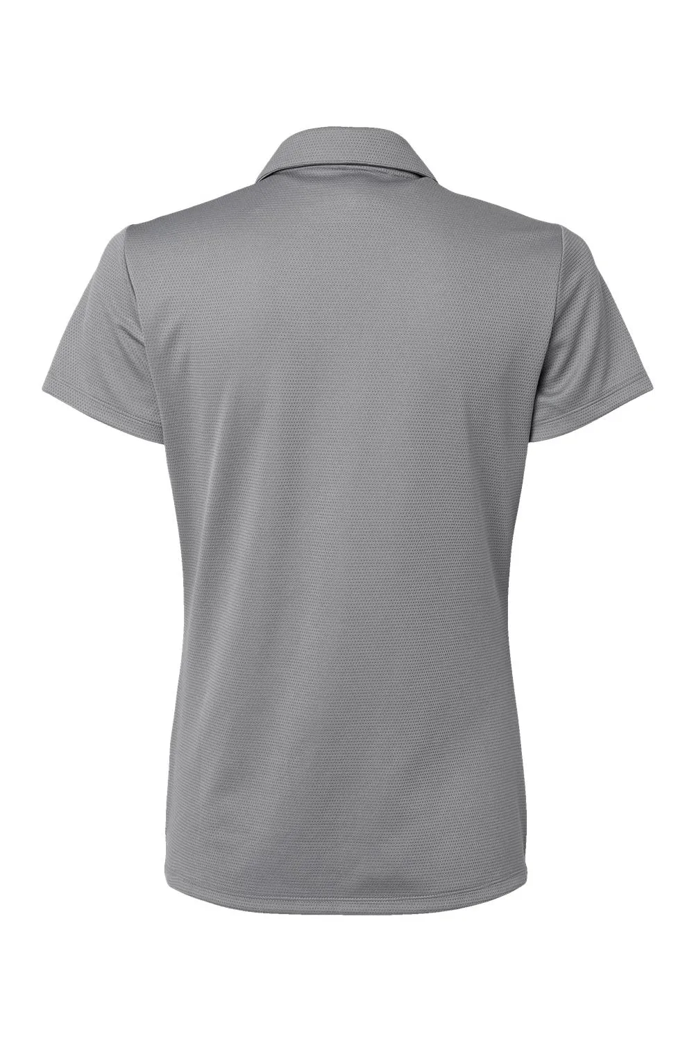 Adidas Womens Micro Pique Short Sleeve Polo Shirt - Grey