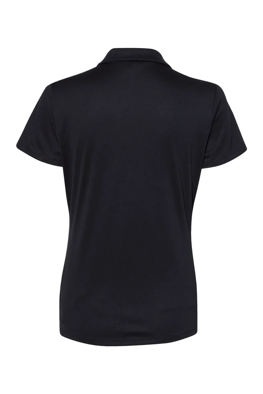 Adidas Womens Performance UPF 50  Short Sleeve Polo Shirt - Black