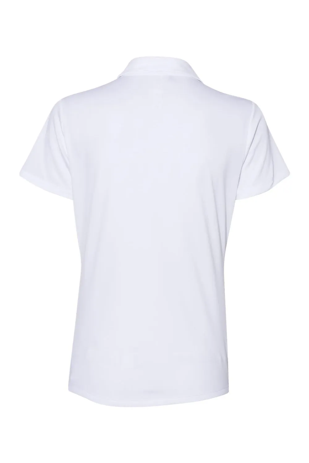 Adidas Womens Performance UPF 50  Short Sleeve Polo Shirt - White