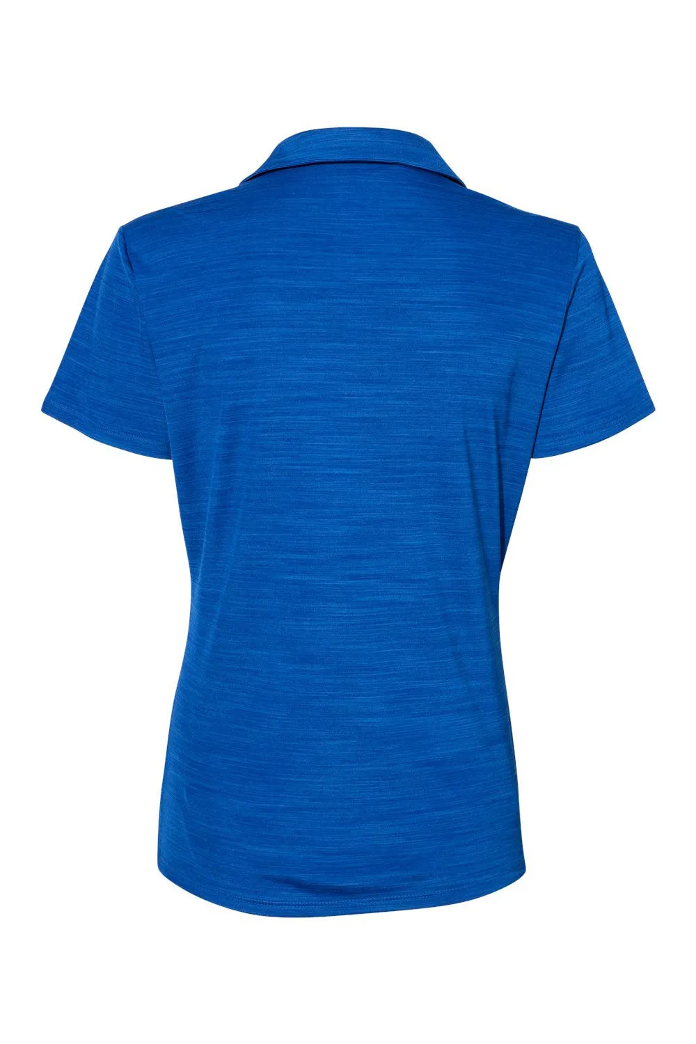 Adidas Womens UPF 50  Short Sleeve Polo Shirt - Collegiate Royal Blue Melange