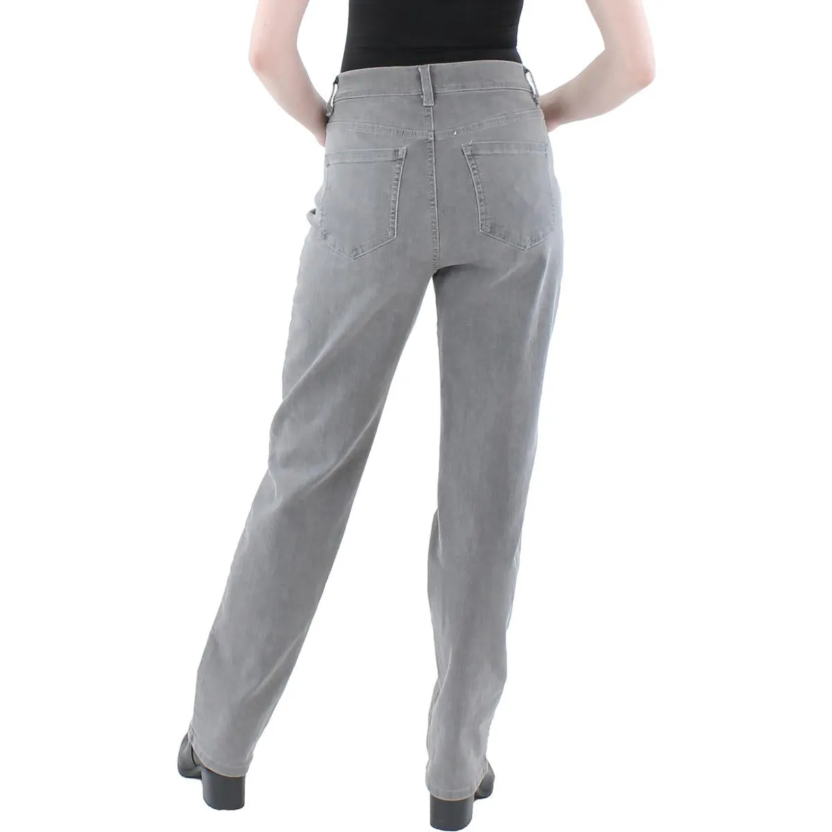 Amanda Womens Classic Rise Supreme Stretch Tapered Leg Jeans