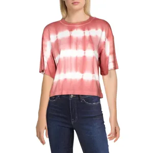 Andie Womens Crew Neck Tie-Dye T-Shirt
