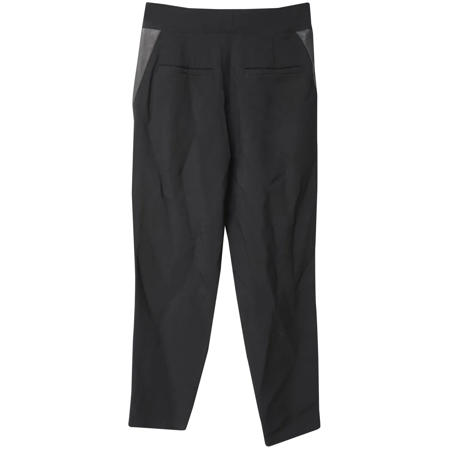 Anine Bing Trousers in Black Viscose
