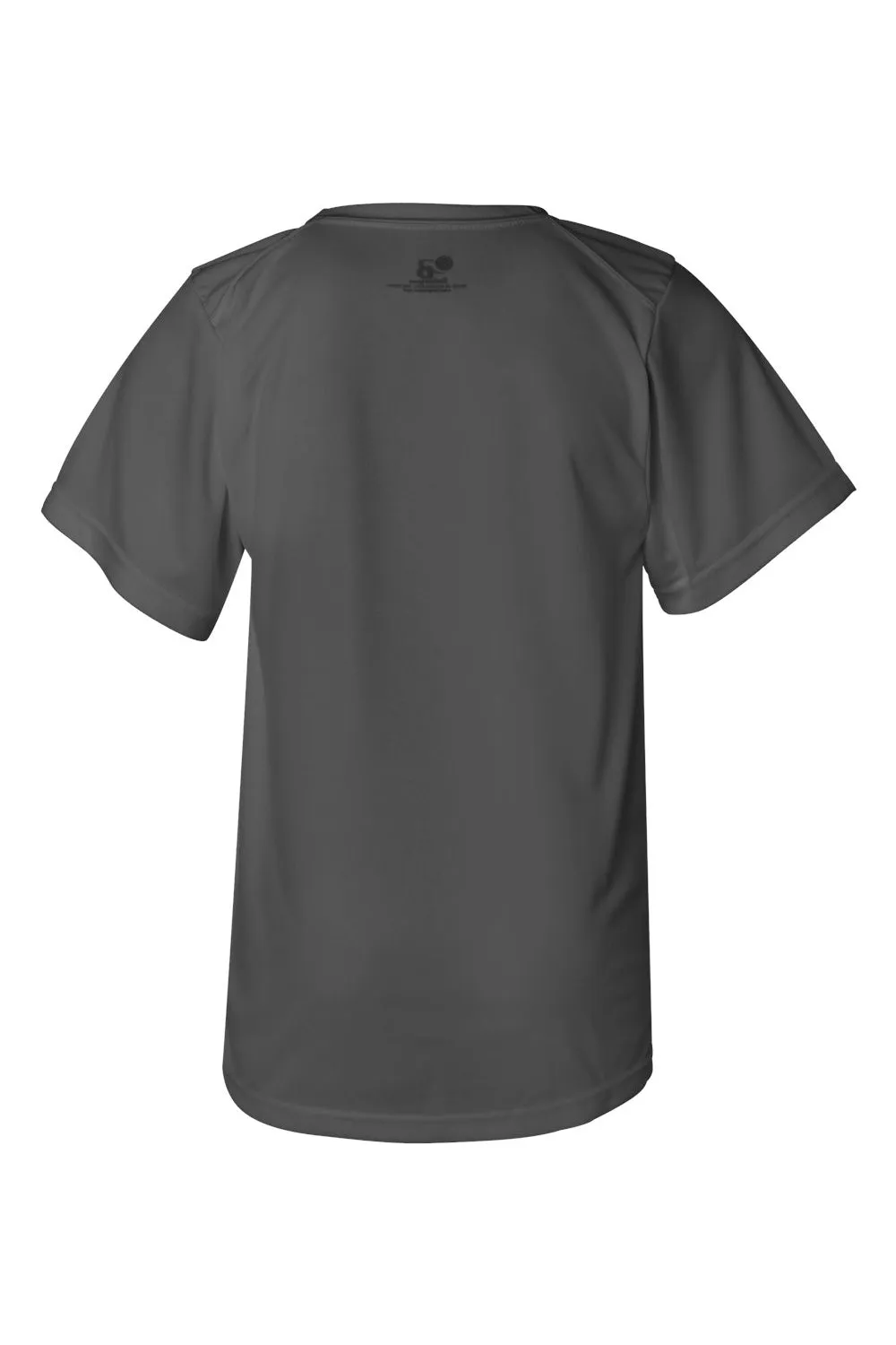Badger Youth B-Core Moisture Wicking Short Sleeve Crewneck T-Shirt - Graphite Grey