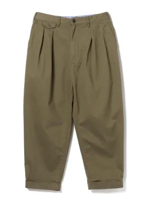 Beams Plus | 2 Pleats Twill | Olive