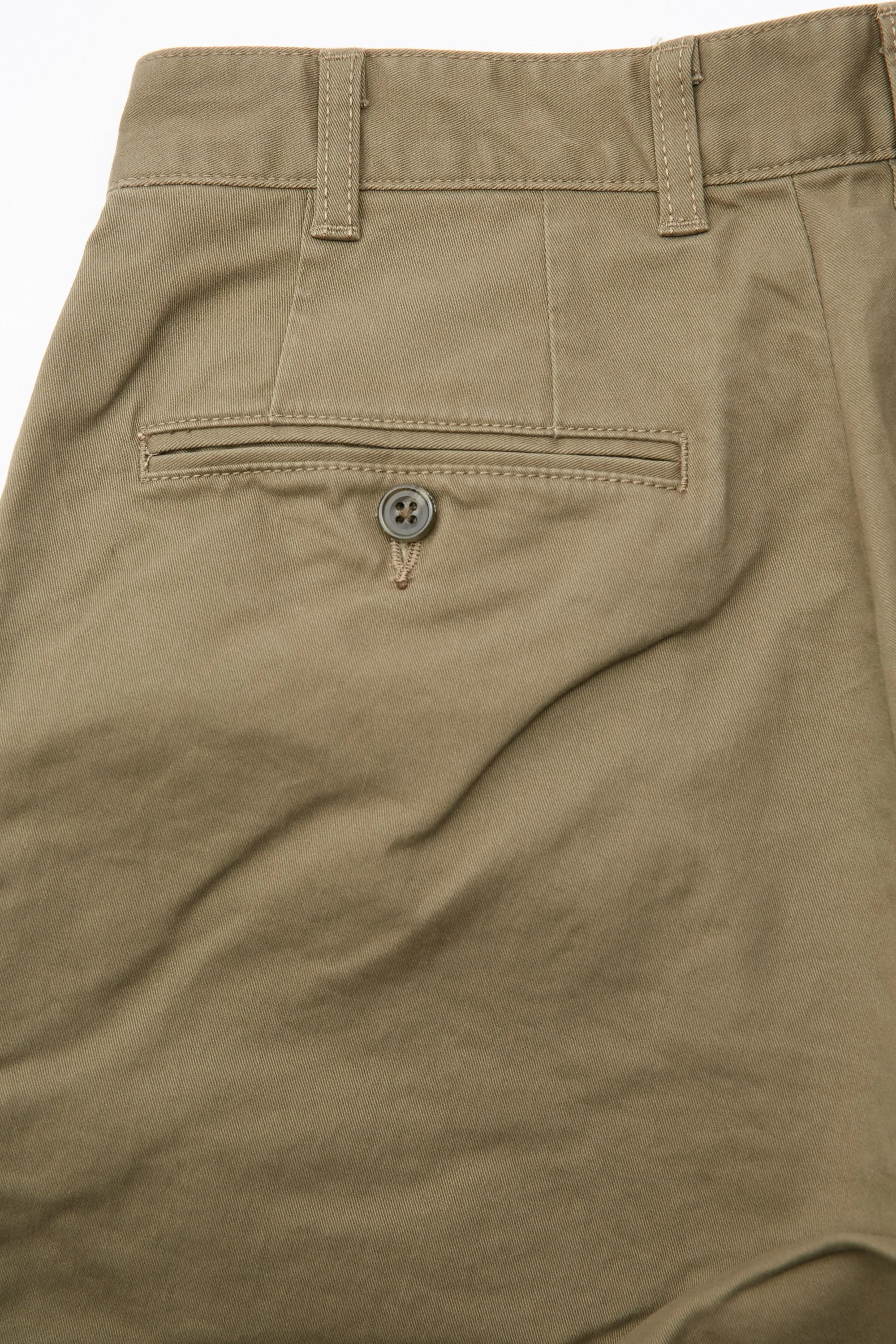 Beams Plus | 2 Pleats Twill | Olive