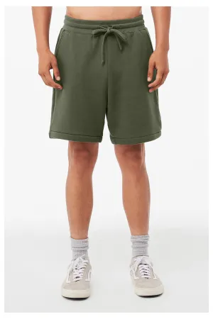 Bella   Canvas Mens Shorts w/ Pockets - Military Green