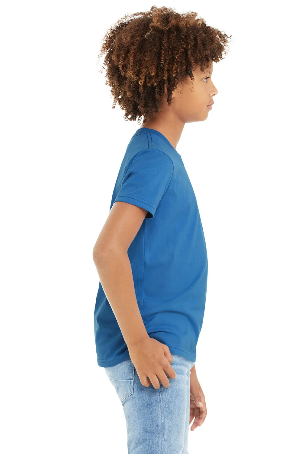 Bella   Canvas Youth Jersey Short Sleeve Crewneck T-Shirt - Columbia Blue