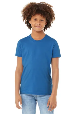 Bella   Canvas Youth Jersey Short Sleeve Crewneck T-Shirt - Columbia Blue