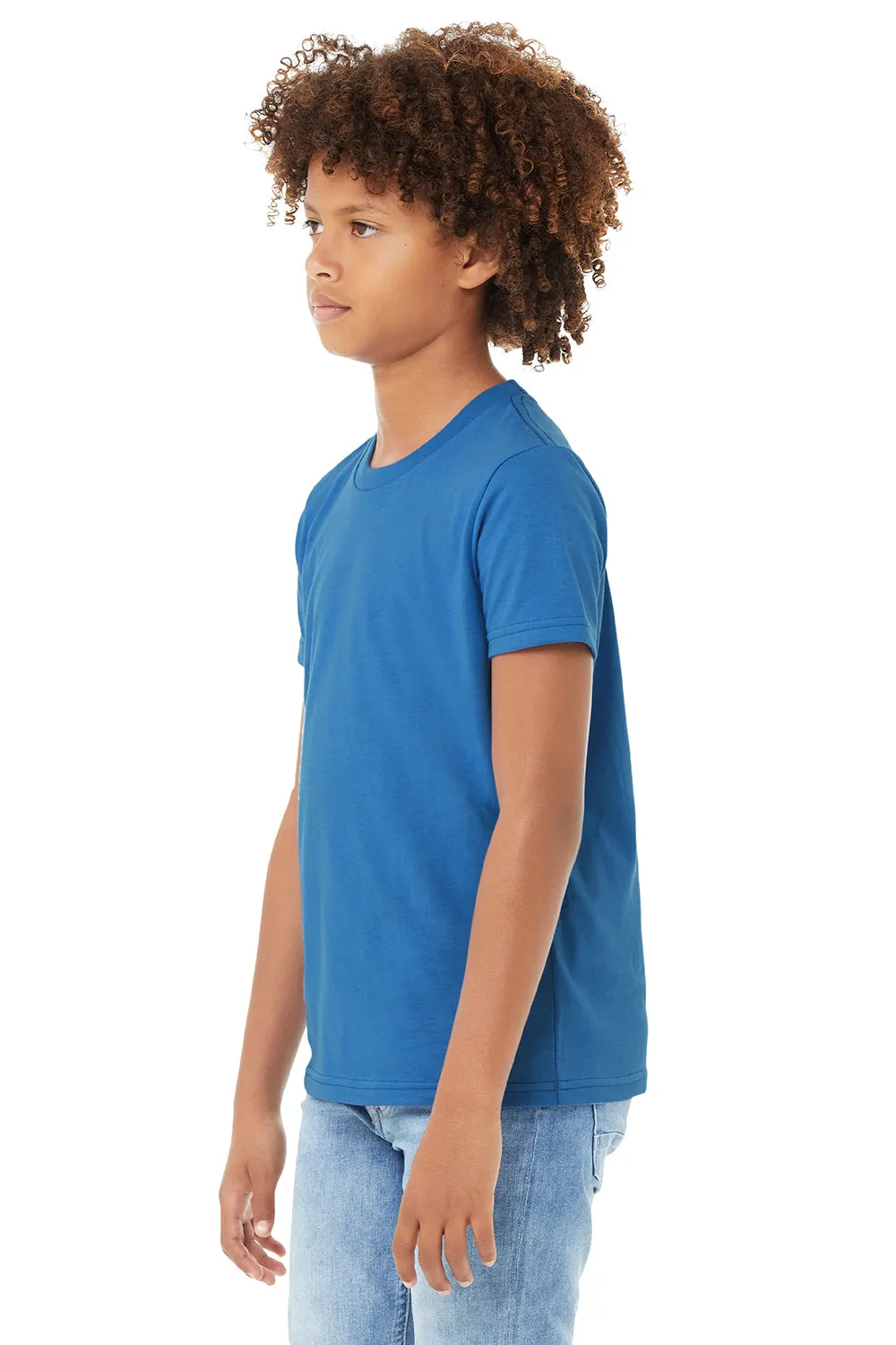Bella   Canvas Youth Jersey Short Sleeve Crewneck T-Shirt - Columbia Blue