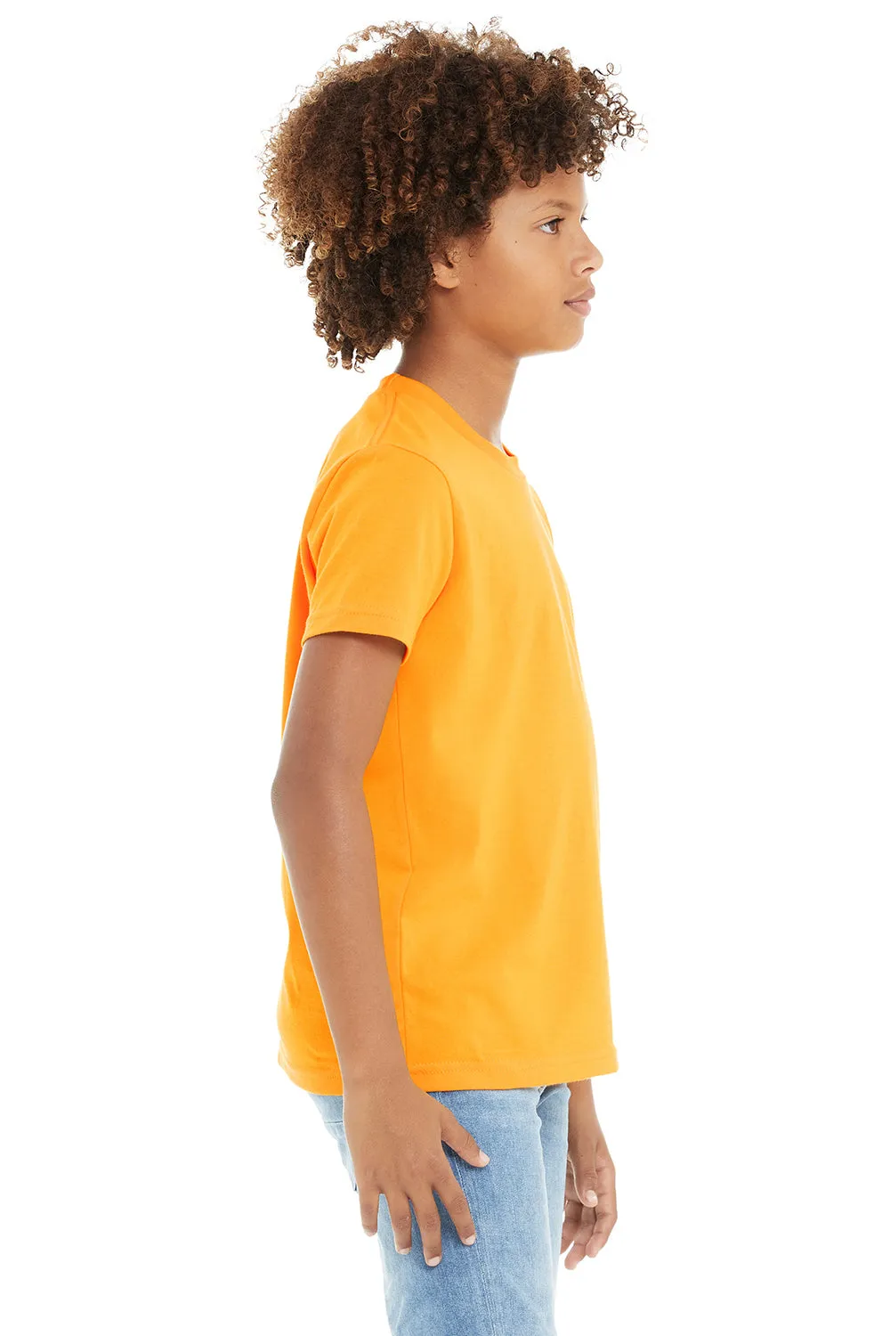 Bella   Canvas Youth Jersey Short Sleeve Crewneck T-Shirt - Gold
