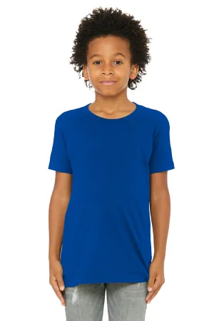 Bella   Canvas Youth Jersey Short Sleeve Crewneck T-Shirt - True Royal Blue