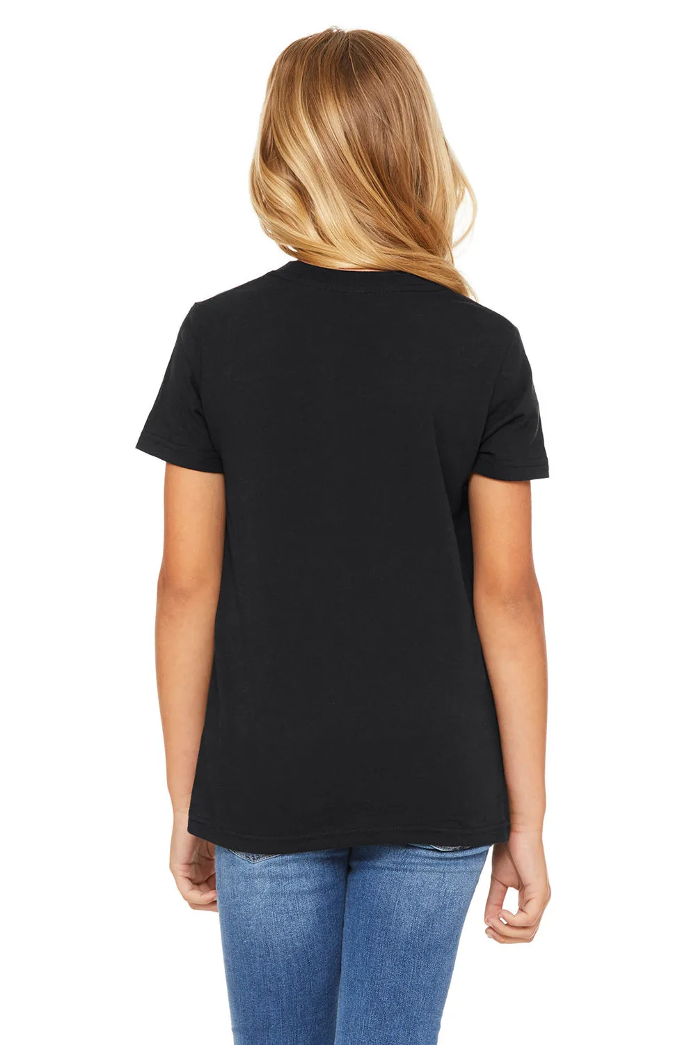 Bella   Canvas Youth Jersey Short Sleeve Crewneck T-Shirt - Vintage Black