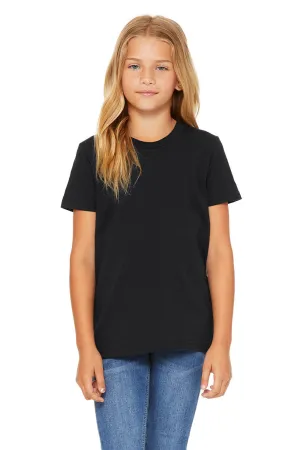 Bella   Canvas Youth Jersey Short Sleeve Crewneck T-Shirt - Vintage Black