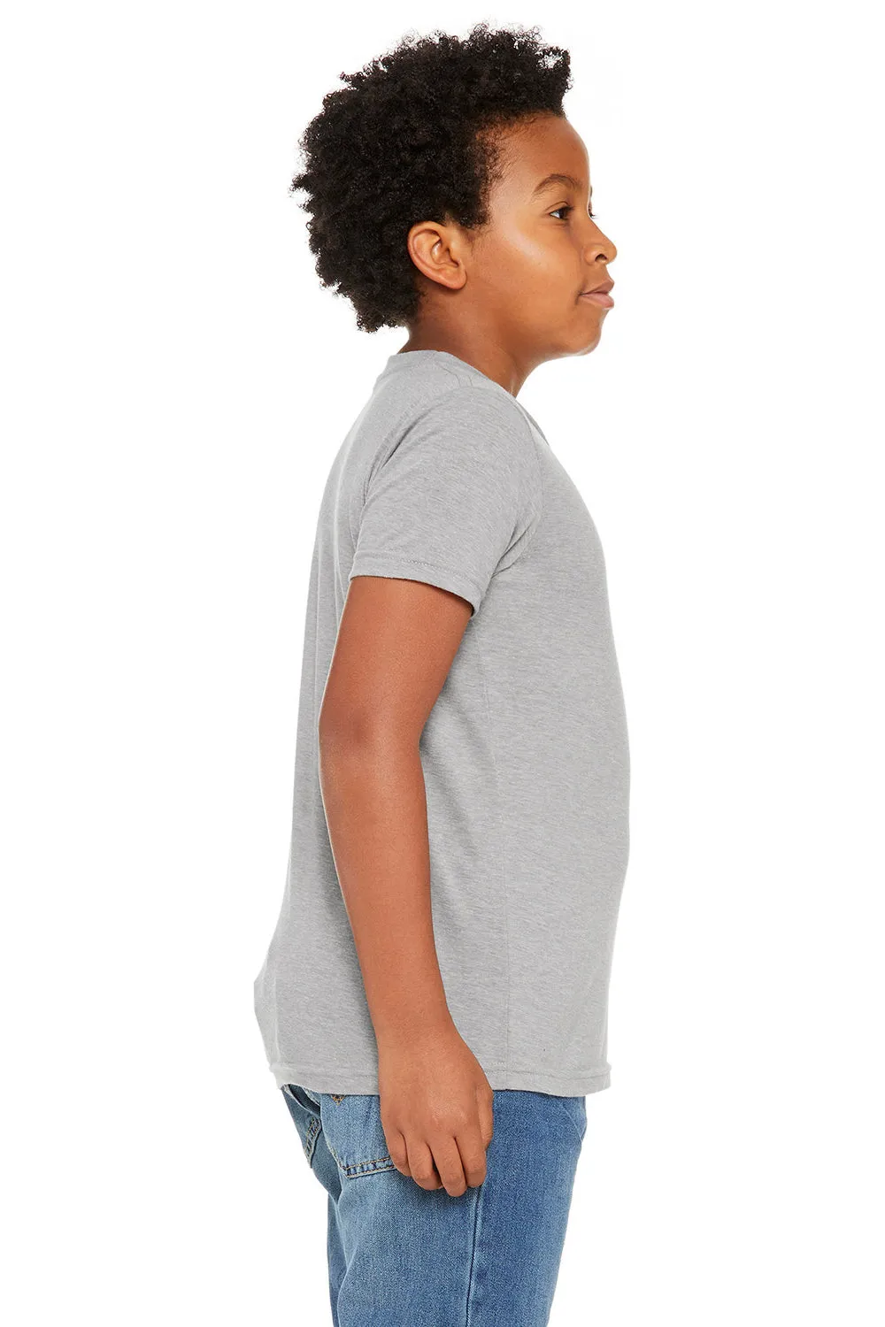 Bella   Canvas Youth Short Sleeve Crewneck T-Shirt - Athletic Grey