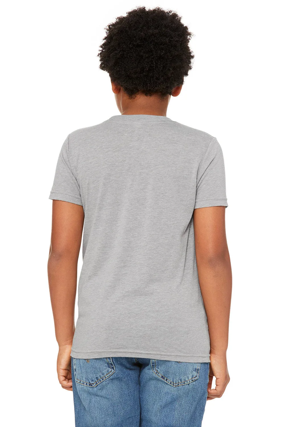 Bella   Canvas Youth Short Sleeve Crewneck T-Shirt - Athletic Grey