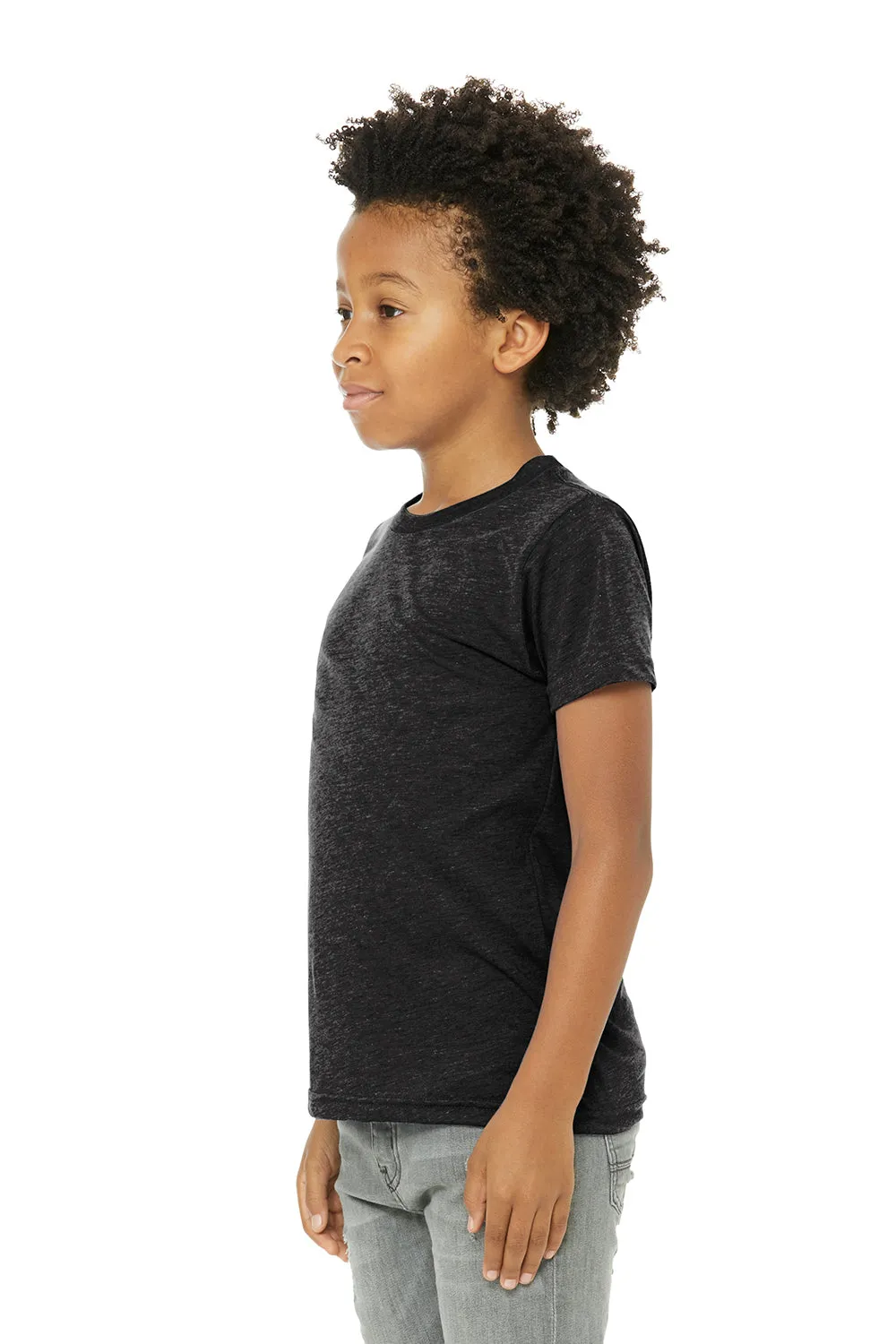 Bella   Canvas Youth Short Sleeve Crewneck T-Shirt - Charcoal Black