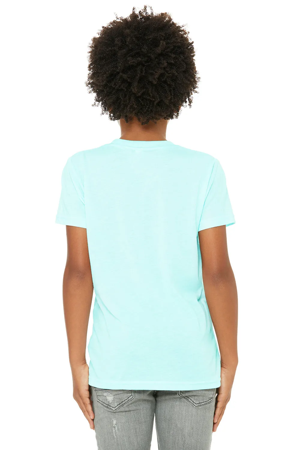 Bella   Canvas Youth Short Sleeve Crewneck T-Shirt - Ice Blue