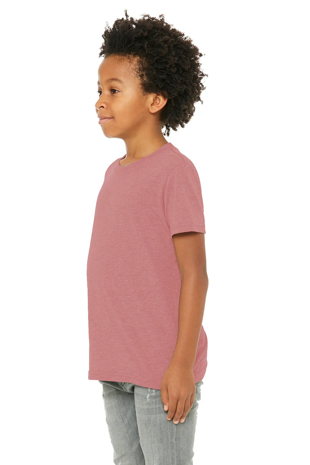 Bella   Canvas Youth Short Sleeve Crewneck T-Shirt - Mauve