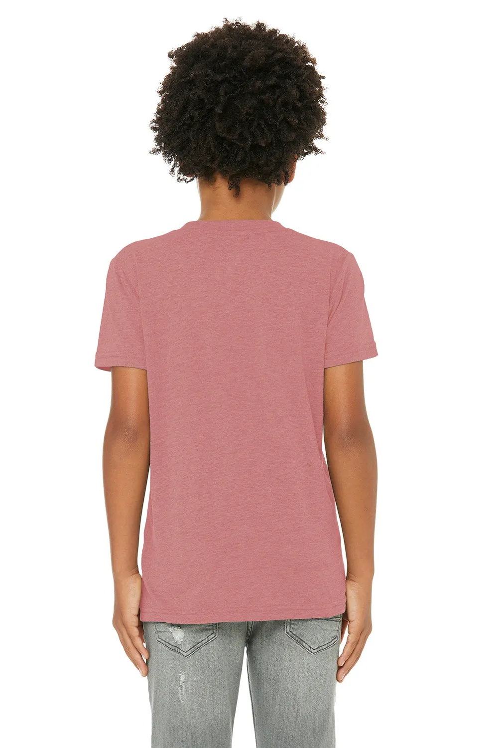Bella   Canvas Youth Short Sleeve Crewneck T-Shirt - Mauve