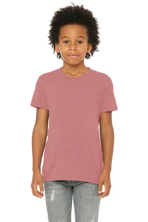 Bella   Canvas Youth Short Sleeve Crewneck T-Shirt - Mauve
