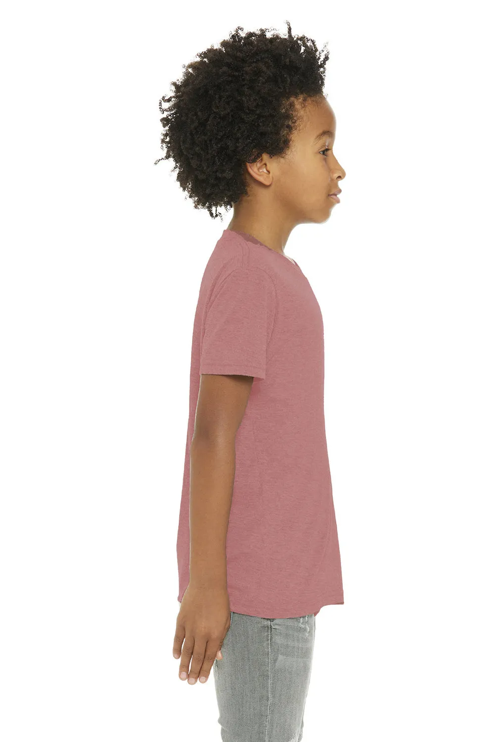 Bella   Canvas Youth Short Sleeve Crewneck T-Shirt - Mauve
