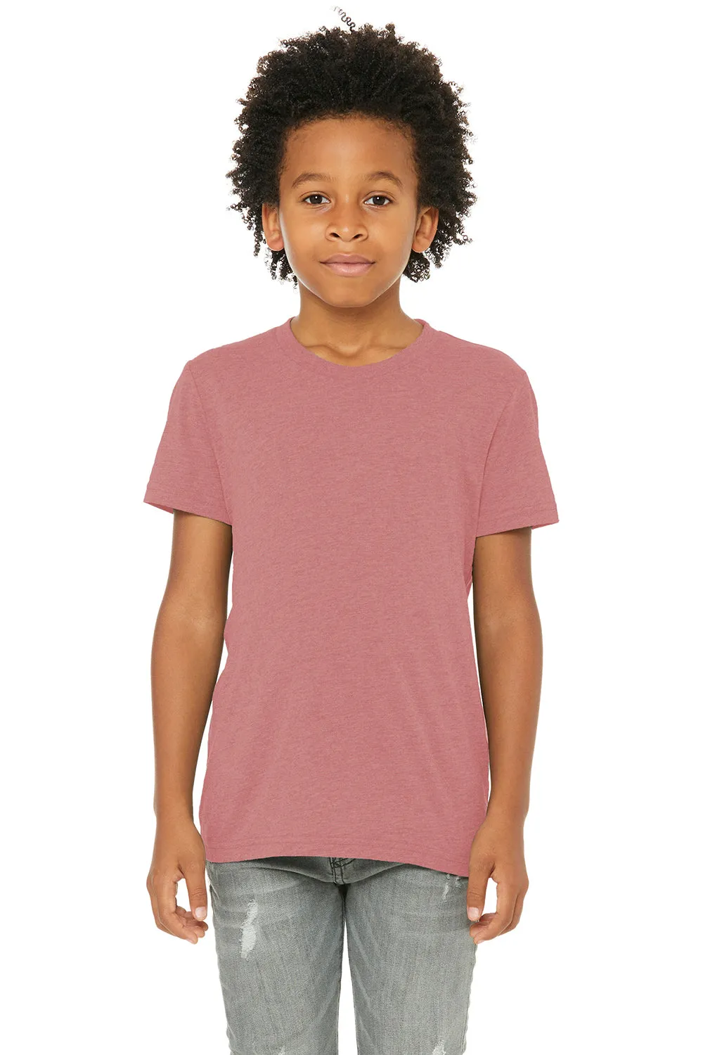 Bella   Canvas Youth Short Sleeve Crewneck T-Shirt - Mauve