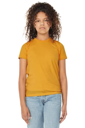 Bella   Canvas Youth Short Sleeve Crewneck T-Shirt - Mustard Yellow