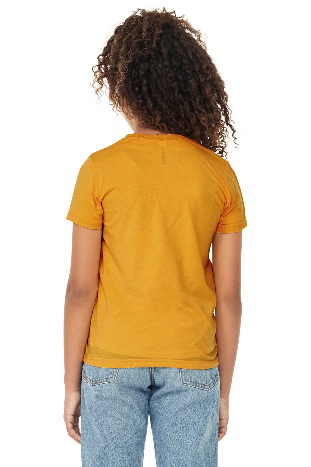 Bella   Canvas Youth Short Sleeve Crewneck T-Shirt - Mustard Yellow