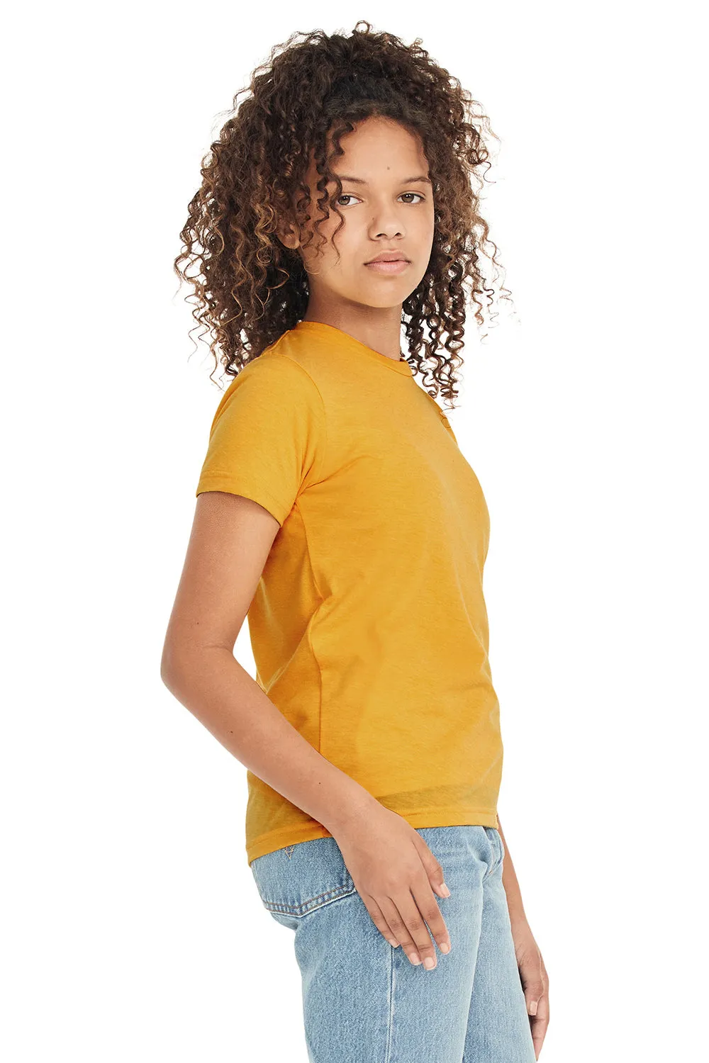 Bella   Canvas Youth Short Sleeve Crewneck T-Shirt - Mustard Yellow