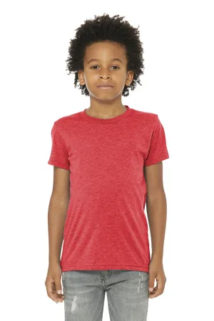 Bella   Canvas Youth Short Sleeve Crewneck T-Shirt - Red