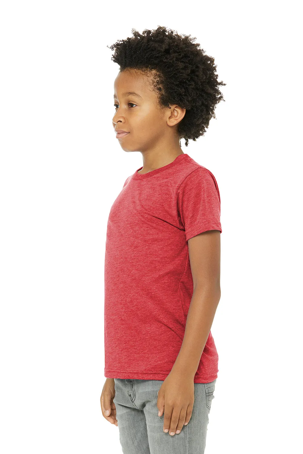 Bella   Canvas Youth Short Sleeve Crewneck T-Shirt - Red