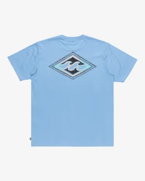 Billabong Mens Crayon Wave T-Shirt - Sky Blue