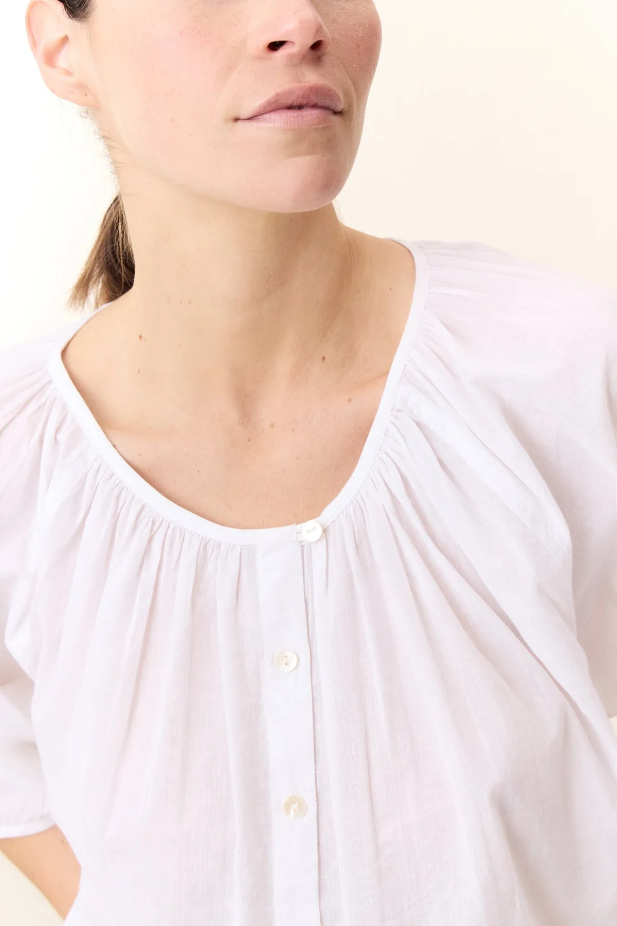 Blouse Cool Tc16 Cool Tc160 Pleat White