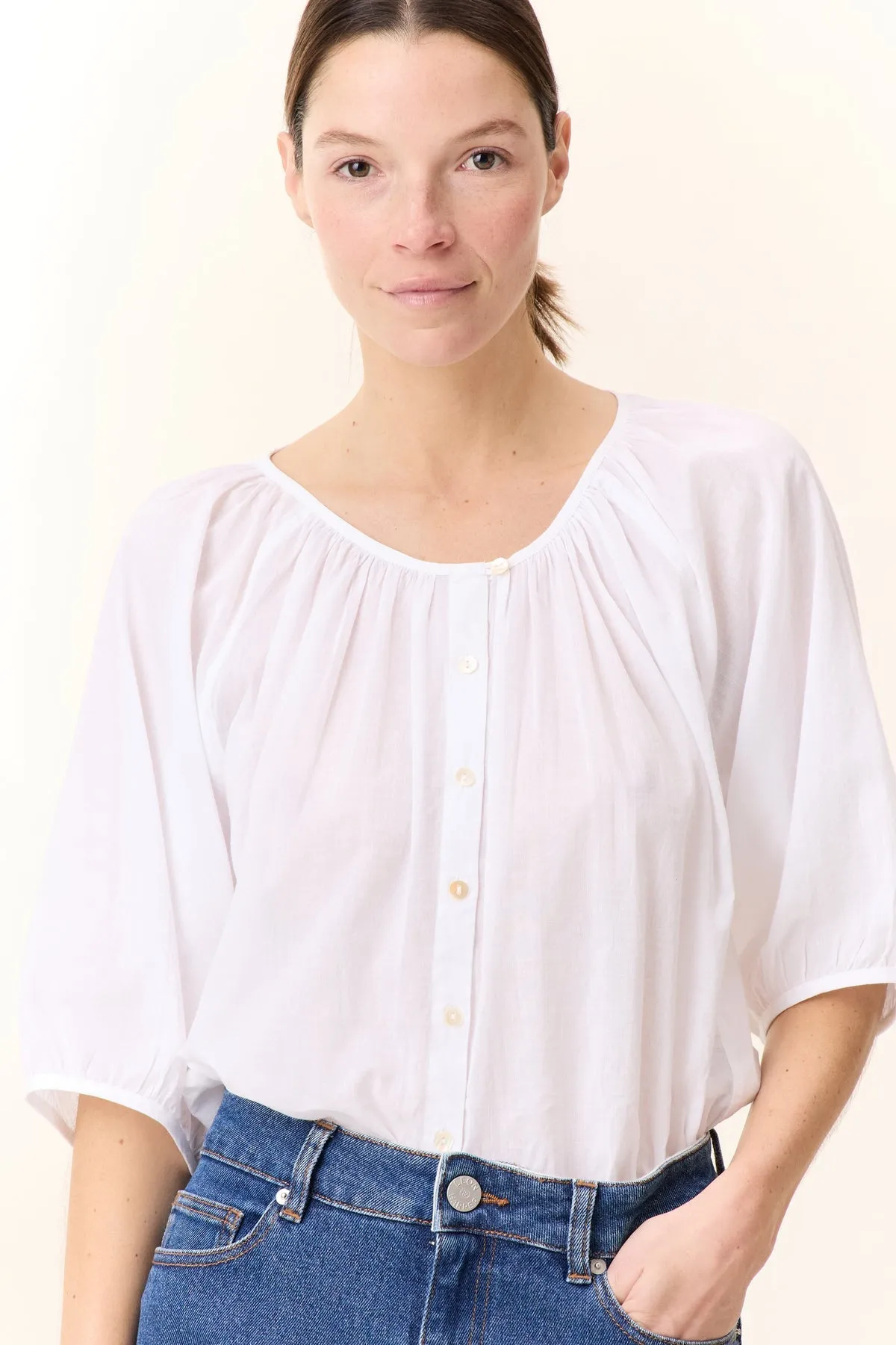 Blouse Cool Tc16 Cool Tc160 Pleat White
