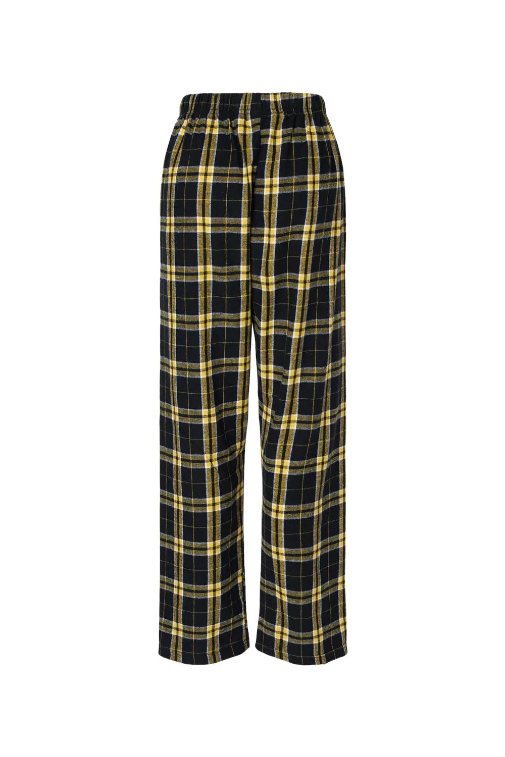 Boxercraft Womens Haley Flannel Pants w/ Pockets - Black/Gold