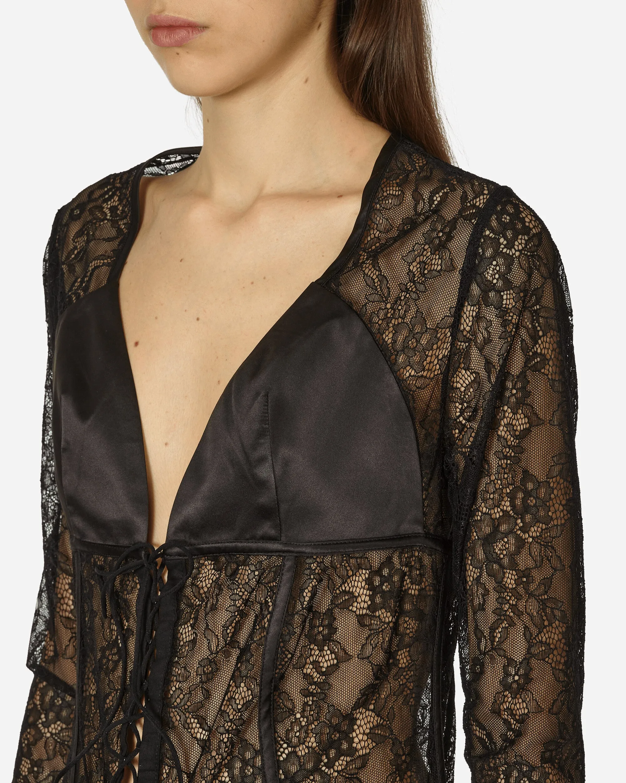 Brianna Longsleeve Top Black