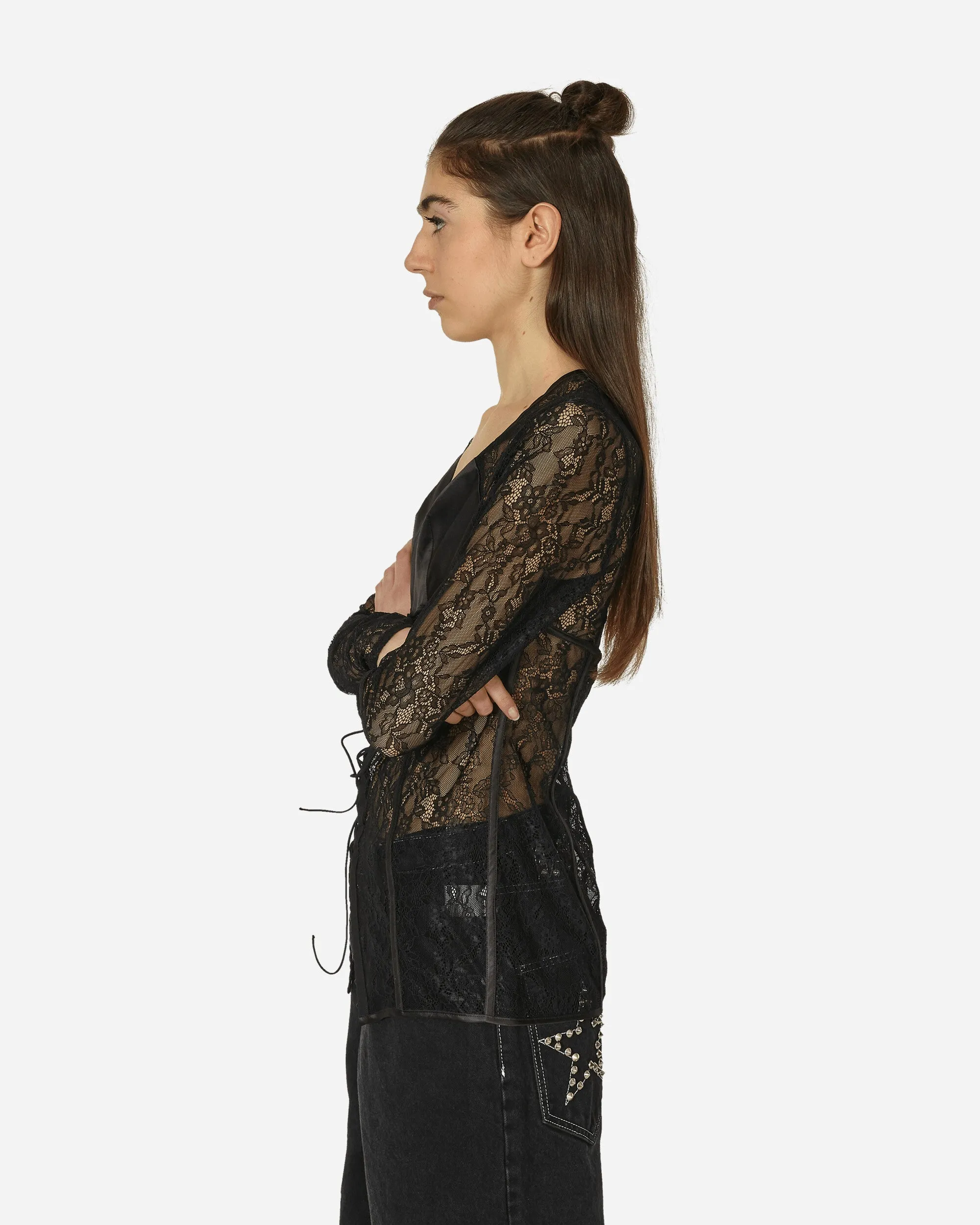 Brianna Longsleeve Top Black