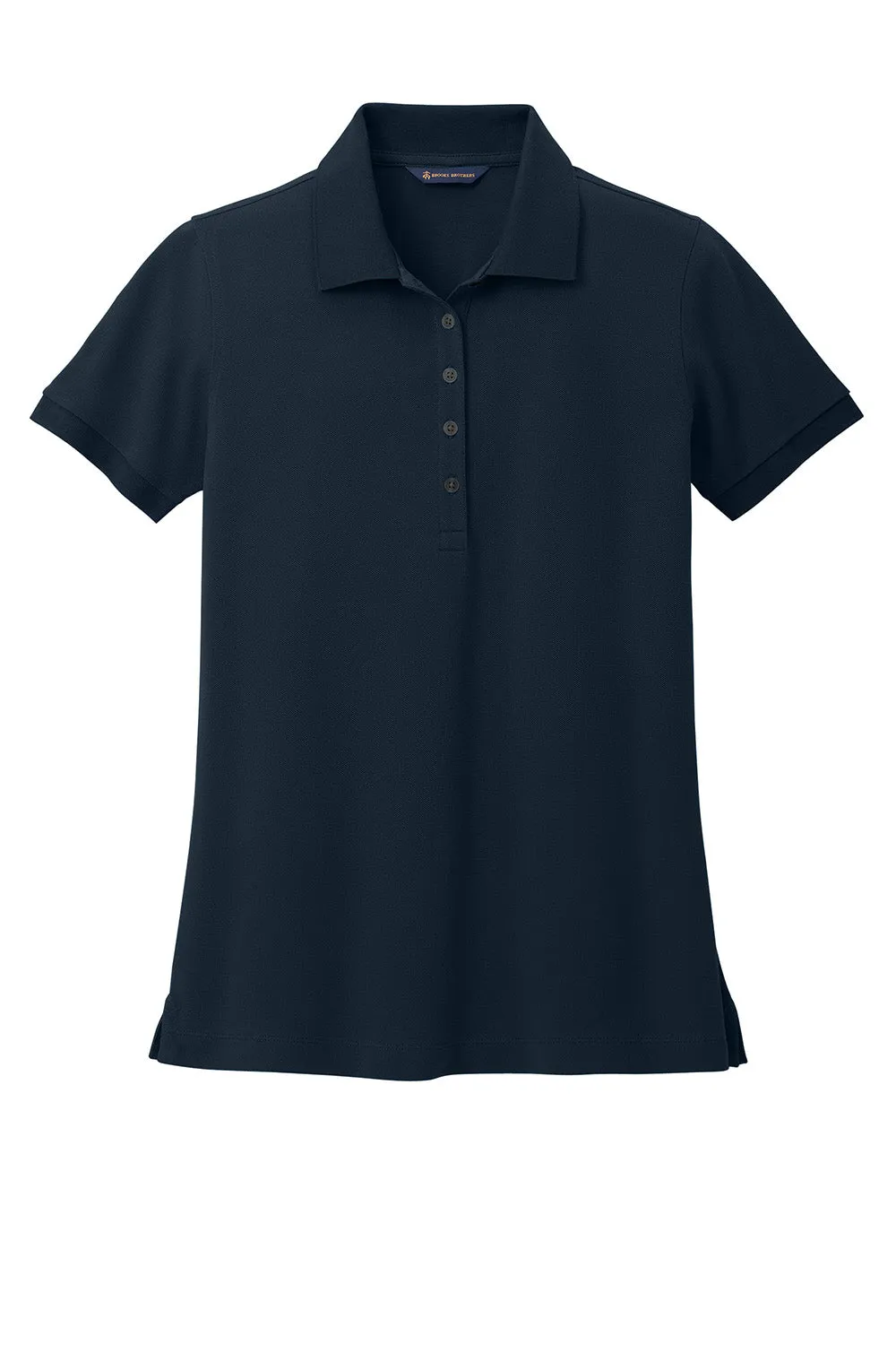 Brooks Brothers Womens Short Sleeve Polo Shirt - Navy Blue Blazer