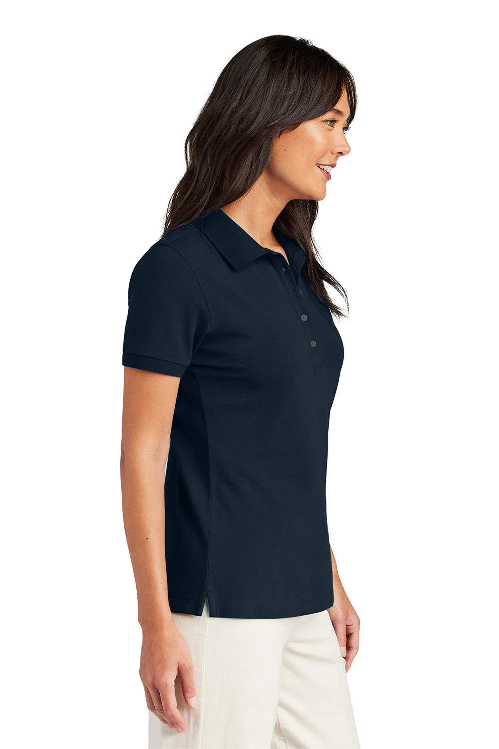 Brooks Brothers Womens Short Sleeve Polo Shirt - Navy Blue Blazer