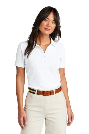 Brooks Brothers Womens Short Sleeve Polo Shirt - White