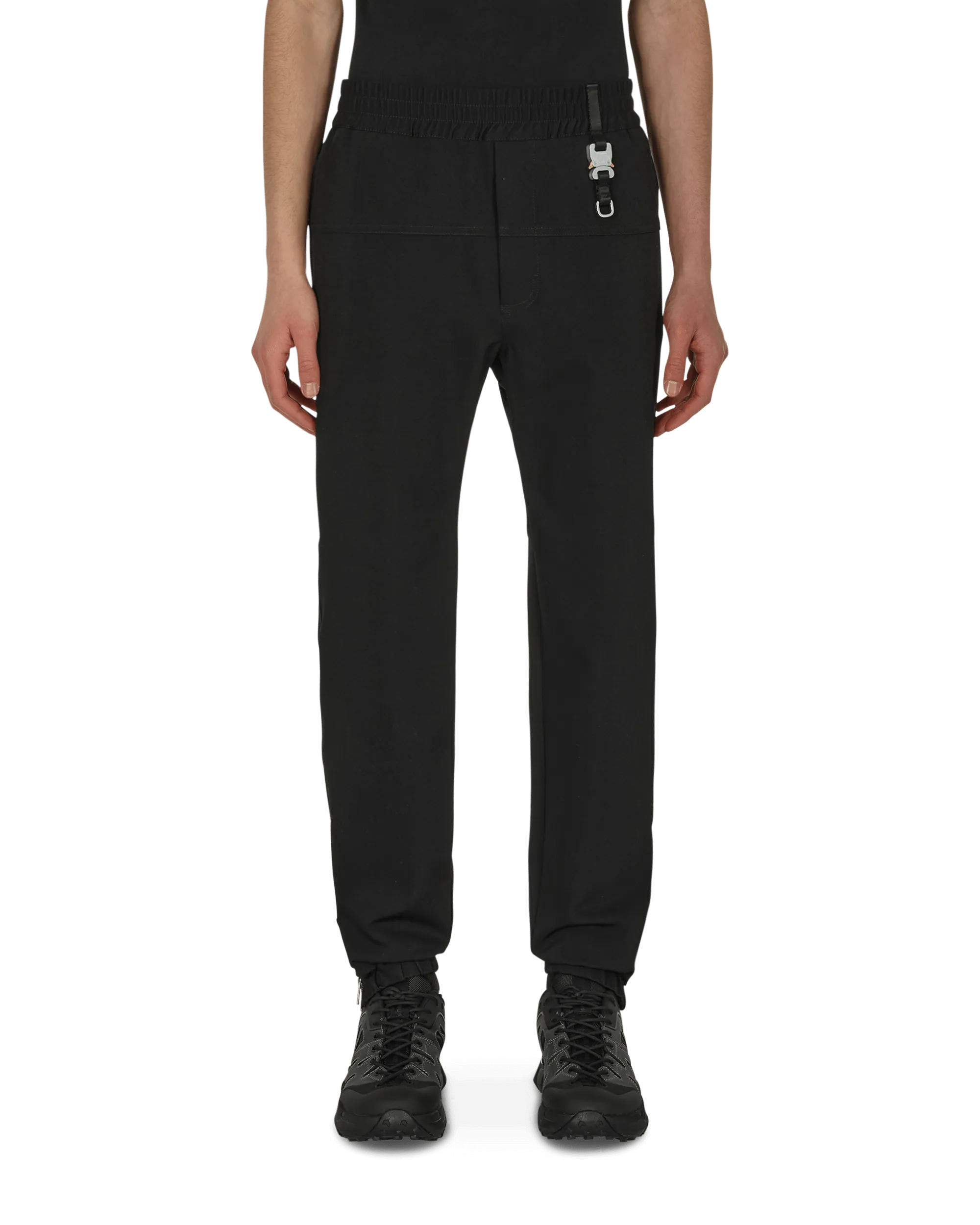 Buckle Track Pants Black