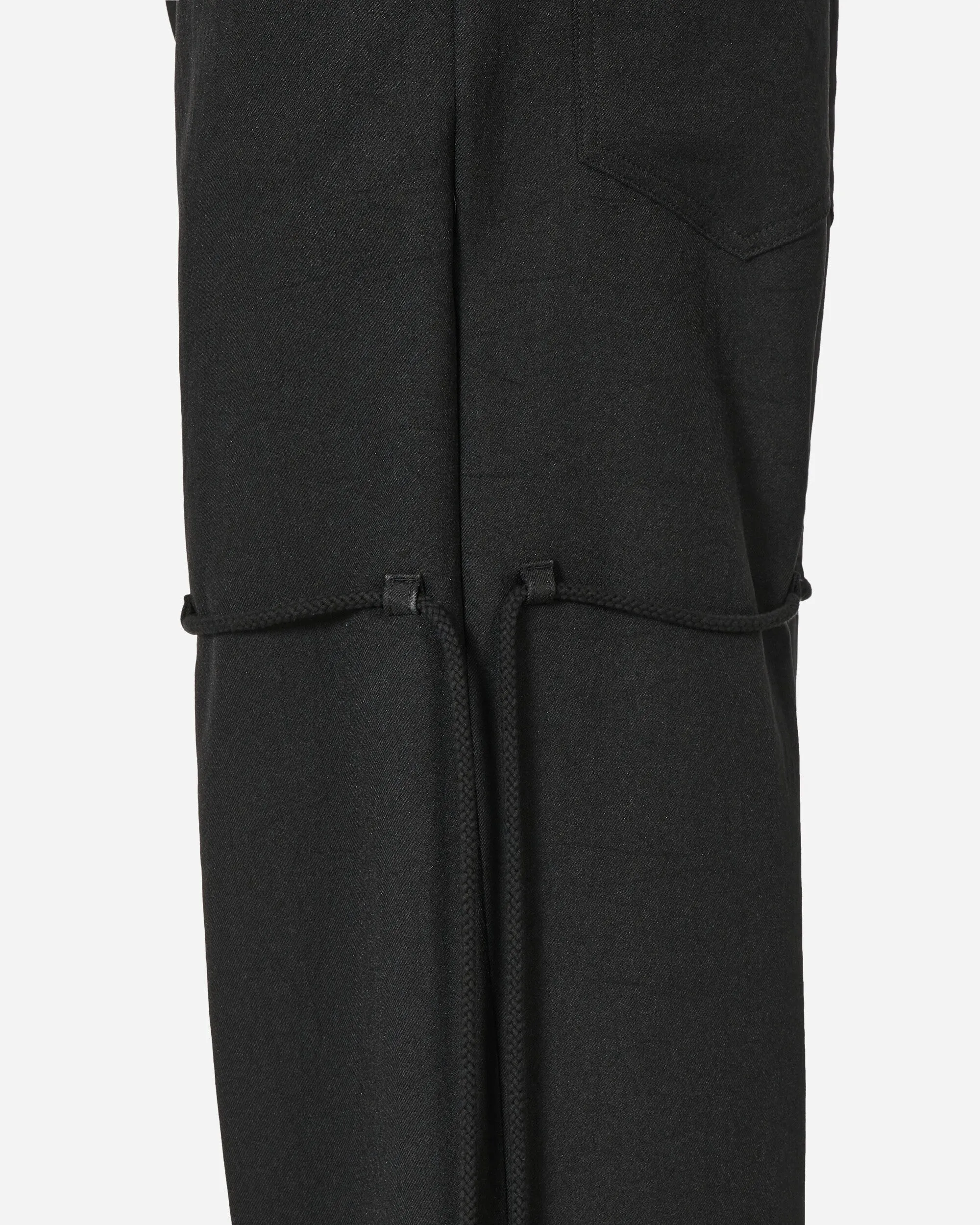 Chain Lace Dress Pants Black