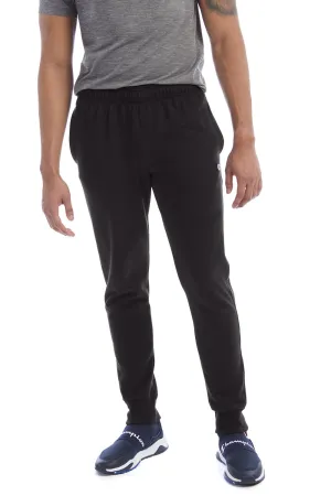 Champion Mens Power blend Fleece Jogger Sweatpants w/ Pockets - Black