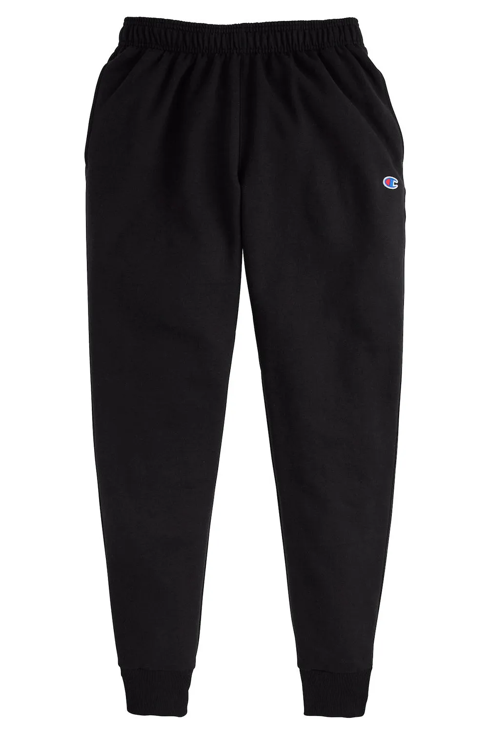 Champion Mens Power blend Fleece Jogger Sweatpants w/ Pockets - Black