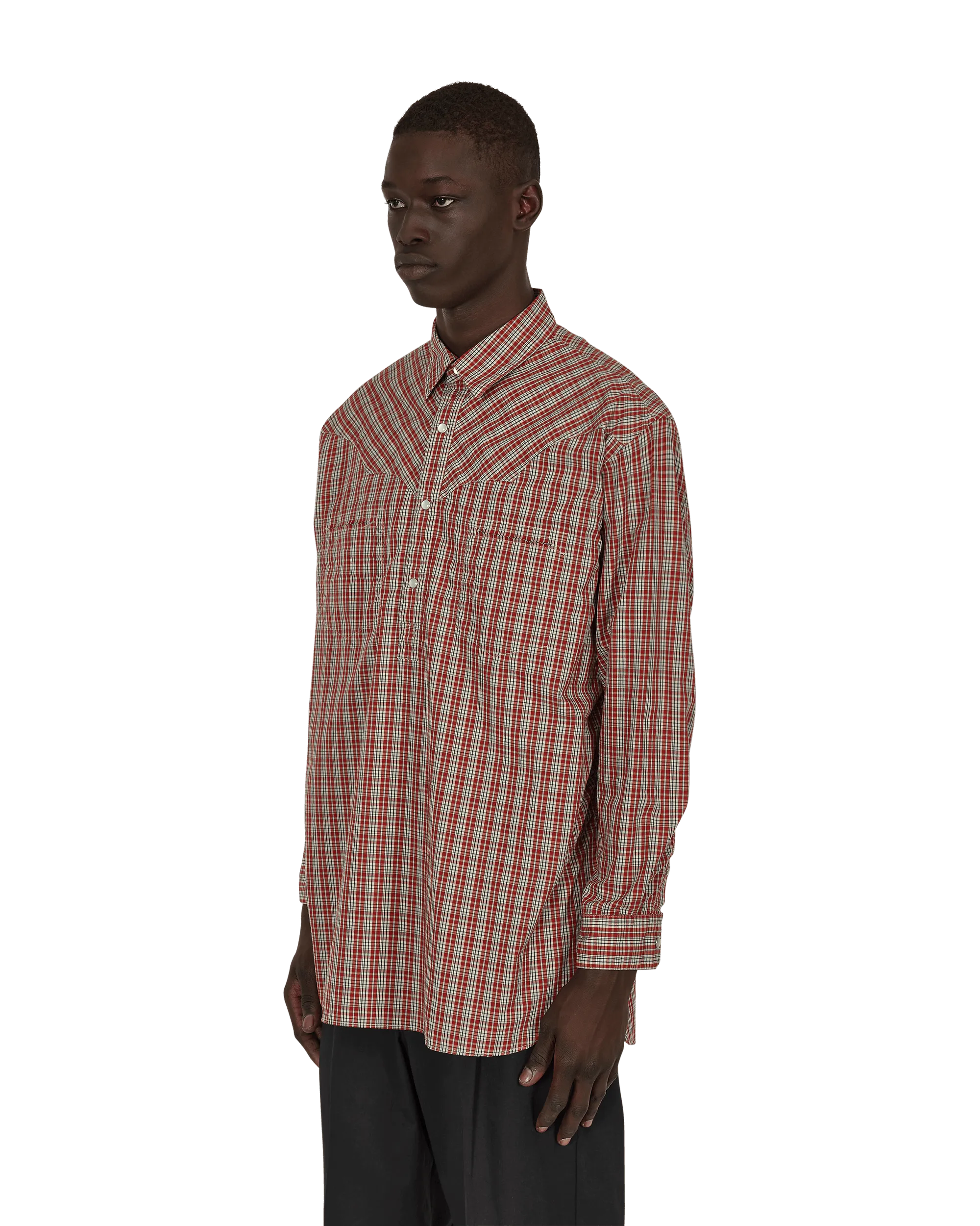 Check Longsleeve Shirt Red
