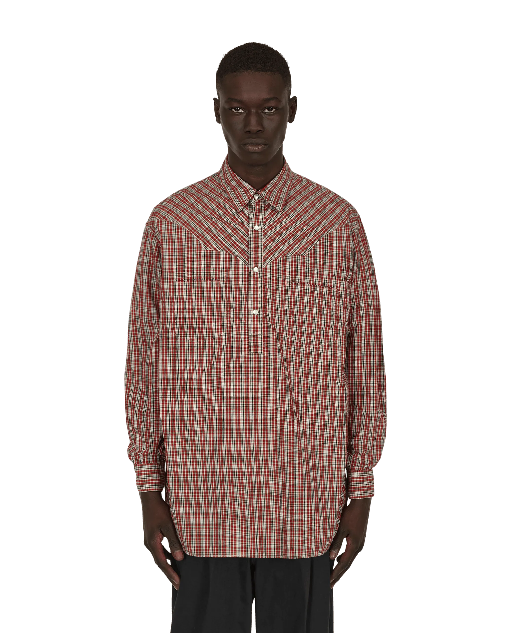 Check Longsleeve Shirt Red