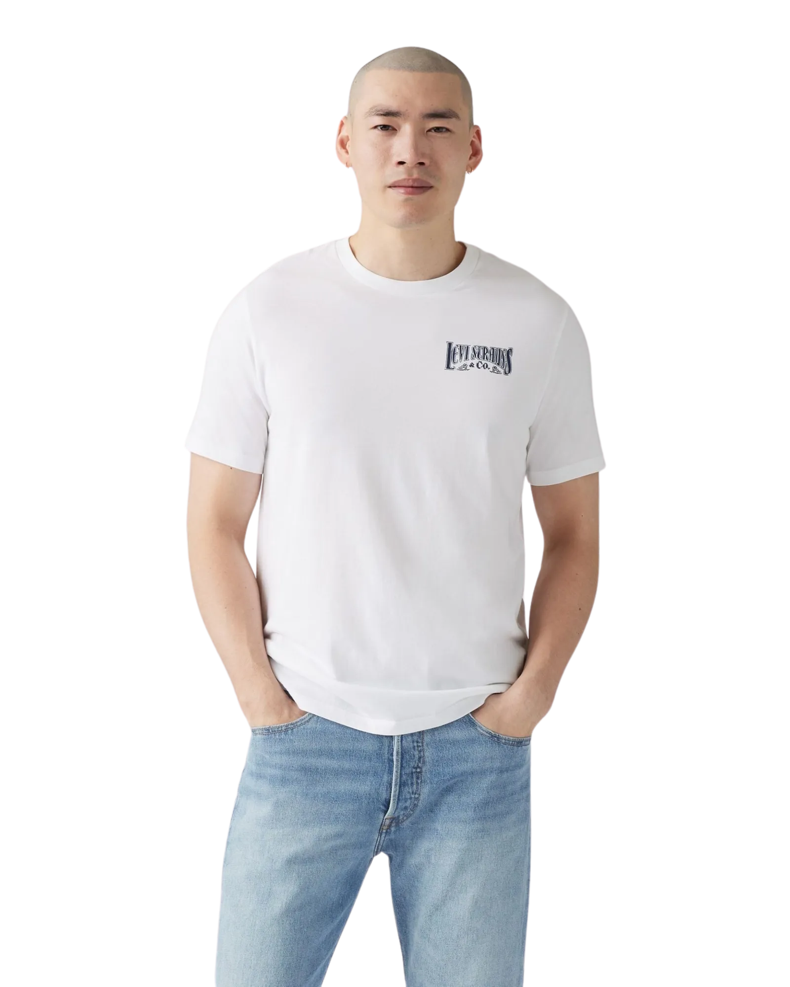Classic Graphic T-Shirt in Brin Music Inspired White